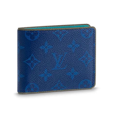 blue louis vuitton wallet|louis vuitton wallet men blue.